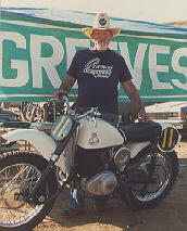 photo of Frank Conley on motorcycle