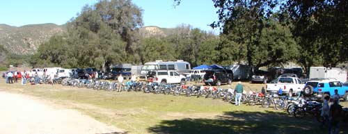 Bikes on display, Greeves Days, 2011