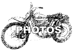 graphic of motorcycle that says photos