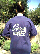 lady with greeves t-shirt